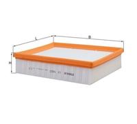 Filtre À Air Mahle LX 1652 pour Mercedes Benz Mercedes Benz