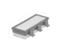 Filtre À Air Mahle LX 824 pour Renault