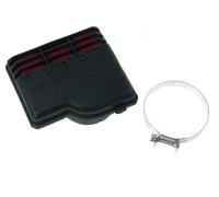 Filtre à air Malossi E9, SHA 13, de course compatible pour Piaggio Ciao/PX/SI/Bravo/SuperBravo/Grillo/Boss Connexion?: 50 mm, noir, rouge