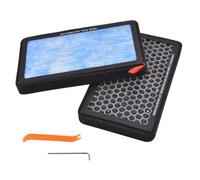 Filtre à Air Moteur Kit Remplacement D'élément Filtre Air Charbon Actif Climatiseur D'habitacle, Pour Tesla, Pour Modèle 3 Pour Y(Blue)
