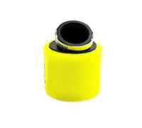 filtre à air moto 35 38 42 45 48 50 52 53 55mm Motorcycle Foam Air Filter For GY6 110 150 200cc Sponge Cleaner Scooter Pit Bike Accessory(35MM-Bent yellow)