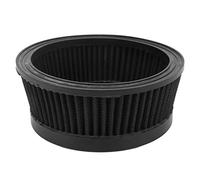 Filtre à Air Moto Rond Noir, Filtre d’Admission Moteur, Pièce de Rechange pour Touring - Faible Usure, Améliore le Flux d’Air, Protection Moteur Optimale