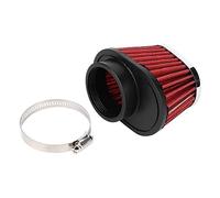 Filtre à Air Moto,Universal Filtre à Air Double Couche en Acier Moto Scooter ATV cyclomoteur Quad Rouge 51 mm 55 mm 6 mm (51mm)