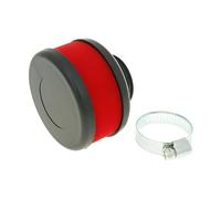 Filtre à air Mousse Flat Rouge Droite 28-35 mm