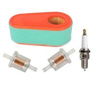 Filtre à air Ovale 795066 796254 pré-filtres avec Filtre à Carburant 493629 Compatible with Moteurs Briggs & Stratton 775-1000