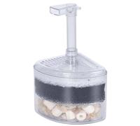 Filtre à Air pour Aquarium, Aquarium Fish Tank Mini Filtre éponge, Boîte à Filtre Ronde Filtre d'angle Aquarium Fish Tank Filtre d'angle D'aquarium Coin Aquarium Boîte De Blindage Éponge, XY-2008