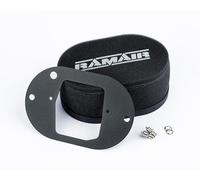 Filtre à air pour carburateur avec plaque de base pour Weber 32/34 DFT - Hauteur intérieure 65 mm