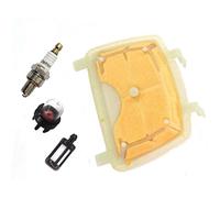 Filtre à air pour tronçonneuse Stihl MS171 MS171C MS181 MS181C MS211 MS211C Tronçonneuse avec bougie d'allumage pompe d'amorçage.