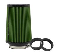 Filtre à Air pour voiture, 76mm, 4 pouces, systèmes d'admission froide, Kit de filtres, pièces universelles automobiles, adaptateur de tuyau, cône Filtres à air moteur(101mm-Green)