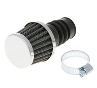Filtre à air Powerfilter 17mm pour cyclomoteur avec carburateur Bing 12-15mm