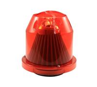 Filtre à air R-EP for voiture, 76 mm (3 pouces), filtre charbon actif haute performance for purificateur universel, lavable(Red)