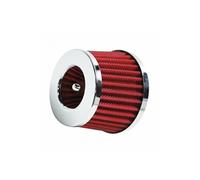 Filtre A Air Replay Reacteur Chrome Grille Rouge Fixation Droite Diam 35-28