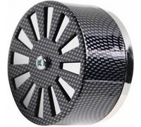 Filtre a air debit reglable carbone fixation droite diam 35-28