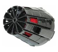 Filtre a air replay e5 box carbone brillant mousse rouge fixation coude 45° diam 35-28 n/a G