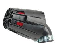 filtre a air replay e5 box noir mousse rouge fixation universelle 0/45/90° diam 35/28