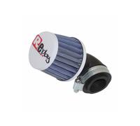 Filtre a air replay kn small fc blanc fixation coudee 90° diam 35-28