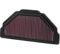 K&N Filtre à air de remplacement compatible avec Kawasaki ZX6R Ninja 1998-2002 ZZR600 2005-2008 (KA-6098)