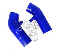 Filtre À Air Voiture Kit de tuyau d'admission d'air en Silicone, Compatible avec conduit d'entrée d'air, pour Nissan pour 370z 2009 2010 2011 2012 2013 2014(K8-284 BLUE)
