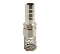 Filtre à ardillon en acier inoxydable 304 6 mm-18 mm, résistant à l'érosion et haute résistance pour entrée de pompe d'aquarium, tuyau de gaz combustible (18 mm)