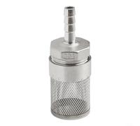 Filtre à ardillon en acier inoxydable, diamètre du trou de tamis de 1,5 mm, résistance à la déchirure, pour systèmes d'irrigation, conduites de carburant, applications de gaz (10 mm)