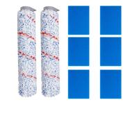 Filtre à brosse à rouleau de rechange compatible avec Tineco iFloor S iFloor HF10E-01 pièces de rechange pour aspirateur sec sans fil (ensemble B)