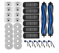 Filtre à brosse, chiffon de vadrouille, sac à poussière, pièces d'aspirateur, Compatible avec Ecovacs Deeboot T30C /GEN 2/Debot N50 OMNI(32PCS)