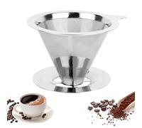 Filtre à Café à Goutte Lente Embout Café Filtre Inox Résistant Aux Hautes Températures - Passoire à Café Porte Filtre à Café Pour La Préparation Manuelle Du Café, Filtres à Café Faciles à Nettoyer