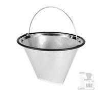 Filtre à Café Compatible avec Technivorm Moccamaster Machine à Café, Inoxydable #4 Réutilisable Métal Maille Filtres pour Saveur Plus Riche Durable & Lave-Vaisselle Sûr