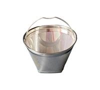 Filtre à café conique en acier inoxydable 304 - Design pratique à mailles fines - Accessoire de rechange pour machines à expresso - Filtre à café permanent