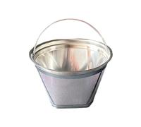 Filtre à café conique en acier inoxydable 304 - Design pratique à mailles fines - Accessoire de rechange pour machines à expresso - Filtre à café permanent