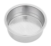 Filtre à café double couche en acier inoxydable avec panier pressurisé, passoire ultra-fine professionnelle pour une ou deux tasses, pour la maison, le café ou le bar, couleur (Pour deux personnes)