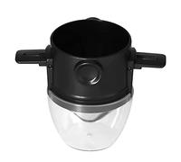 Filtre à café en acier inoxydable 304 avec tasse en PP, goutteur de café portable et réutilisable pour les voyages en camping en plein air, outil de brassage manuel léger de 82 g