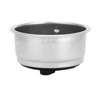 Filtre à Café en Acier Inoxydable Détachable, Accessoires Machine à Café, Panier Filtrant 1 ou 2 Tasses - Filtrage Ultra - Fin, Facile à Nettoyer, Durable et Écologique (Pour deux personnes)