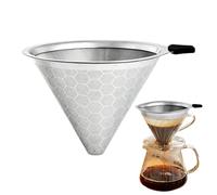 Filtre À Café En Acier Inoxydable Dripper Méthode Pour Over Espresso En