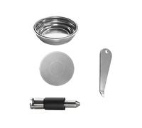 Filtre à café en acier inoxydable pour expresso - Buse de cuisson à la vapeur professionnelle - Convient pour plusieurs machines