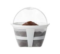 Filtre À Café En Maille-passoire Lavable Réutilisable, Panier De 6 À 8 Tasses En Forme Avec Poignée, Filet À Trous Fins, Remplacement De La Cafetière | Pour Préparer Du Cafés, De La Maison Et