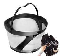 Filtre à café en métal - Acier inoxydable sans papier réutilisable pour machine à café, cuisine, café, feu de camp, camping, quotidien, fête intérieure, camping, extérieur, quotidien