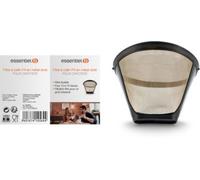 Filtre à café ESSENTIELB permanent métal doré T4