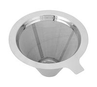 Filtre à Café, Filtre à Café en Acier Inoxydable pour Filtre à Café Manuel Filtre à Café sans Papier à Goutte Lente pour Chemex, Carafes et Autres Cafetières