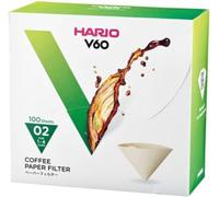Hario V60-02 filtres en papier non blanchi Misarashi VCF-02-100MK 100 pcs