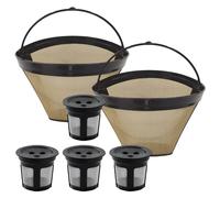 Filtre à café permanent en forme de cône en maille - En acier inoxydable - Accessoires de cuisine