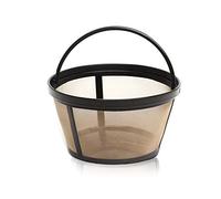 Filtre à café permanent style panier pour cafetière Mr. Coffee 10-12 tasses couleur or