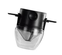 Filtre à café pliable robuste double couche en acier inoxydable pour la maison, le camping, le lieu de travail en acier inoxydable versant sur le filtre à café
