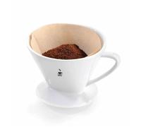 GEFU GE16025 Filtre à café, Céramique, Blanc, 12 x 10 x 8,5 cm GF16025