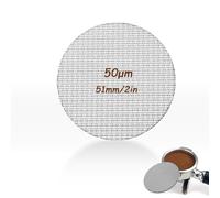 Filtre à café pour expresso, Filtre à rondelle, porte-filtre à café tamis à rondelle en acier inoxydable de qualité alimentaire tamis filtrant 50 m finesse du filtre(51mm)