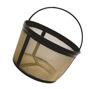 Filtre à café pratique doré robuste pour panier de 4/6/8/12 tasses à café résistant à la rouille