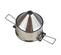 Filtre à café Recyclable à deux couches, Plan pliable, de place, filtre à café essentiel sans rouille pour la cuisine