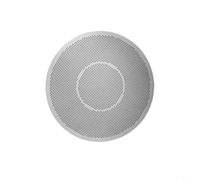 Filtre à café réutilisable 51 mm pour un débit d'eau uniforme - Maille frittée haute résistance 0,3 mm légère pour barista Kit de mise à niveau (53 mm)