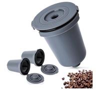 Filtre à café réutilisable compatible avec Cuisinart Dgb-1 Ss-rfc Cafetière universelle compatible avec cafetière à service unique, gris pour la maison et le bureau, cafetière rechargeable sans BPA