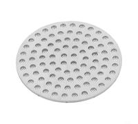 Filtre à café réutilisable en acier inoxydable 304 51/53/58 mm avec deux couches perforées pour un débit stable (53 mm)